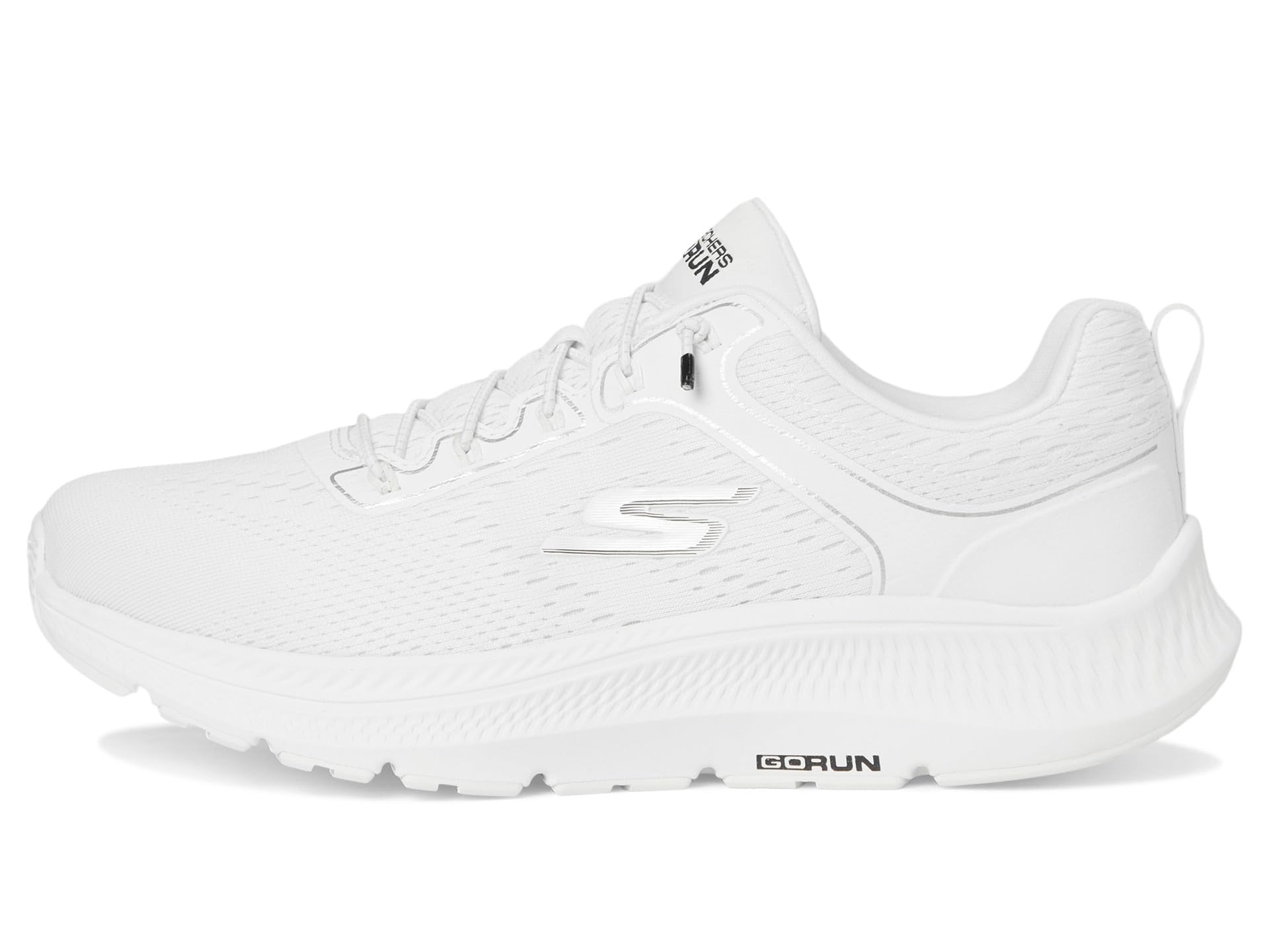 Кроссовки SKECHERS Go Run Consistent 2.0 Duval, белый/черный — фото 4