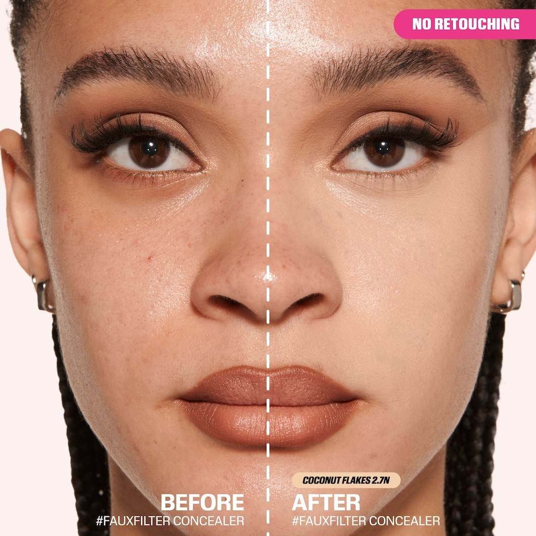 Корректор #fauxfilter luminous matte liquid Huda Beauty, coconut flakes 2.7, объем 9 мл — фото 2