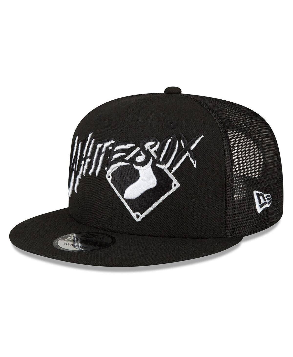 

Мужская черная кепка Chicago White Sox Street Trucker 9FIFTY Snapback New Era