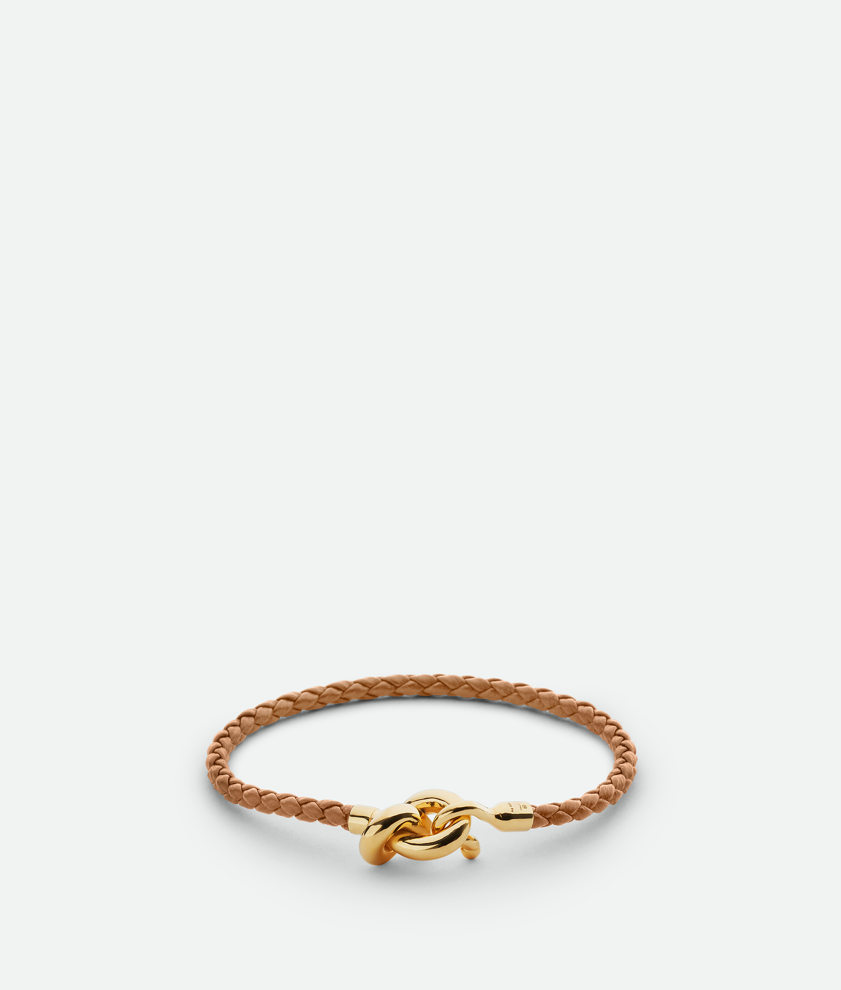 

Leather knot bracelet BOTTEGA VENETA, светло-коричневый