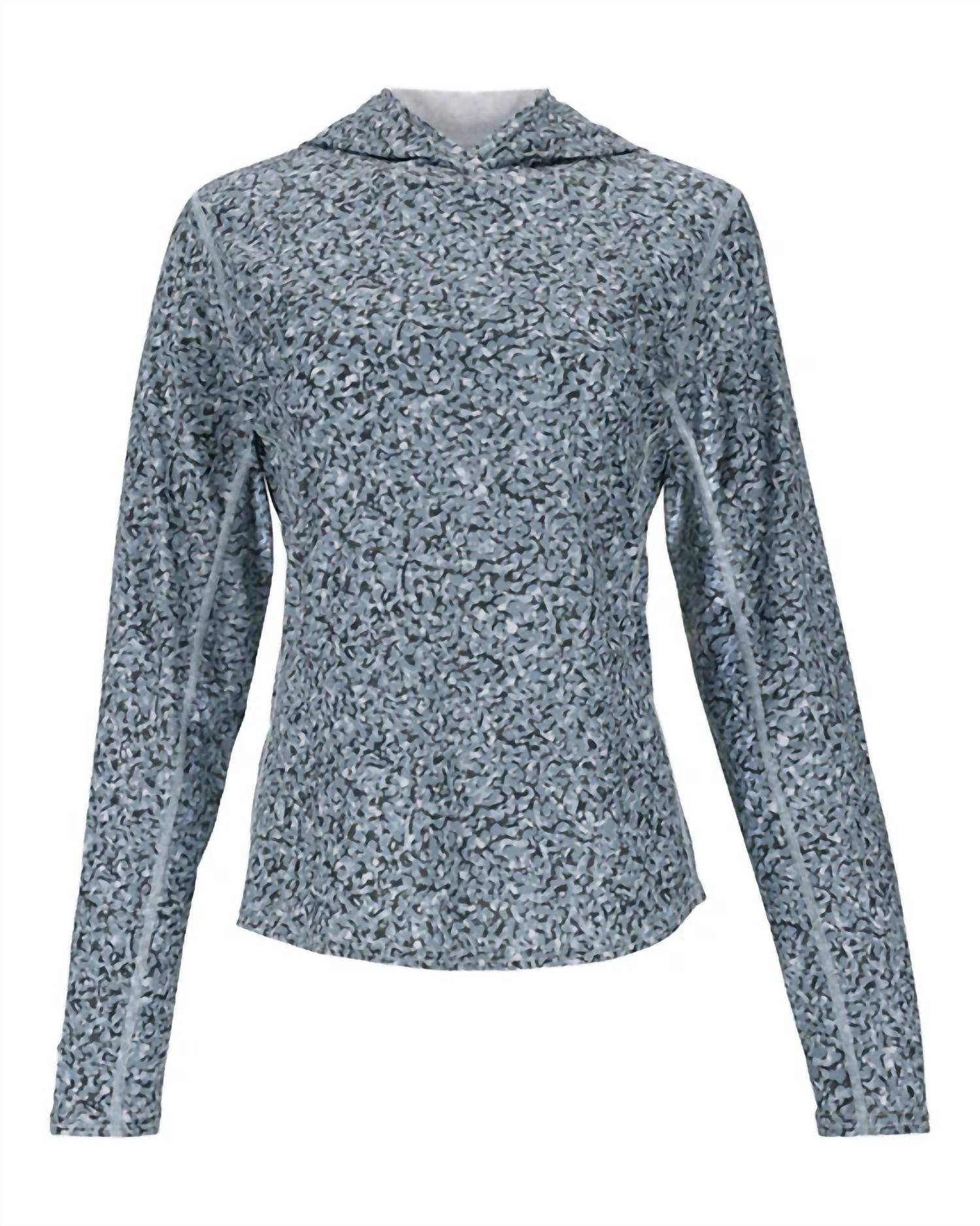 

Женская толстовка Challenger Solar с капюшоном в цвете Pebble Selvedge SIMMS, Pebble Selvedge