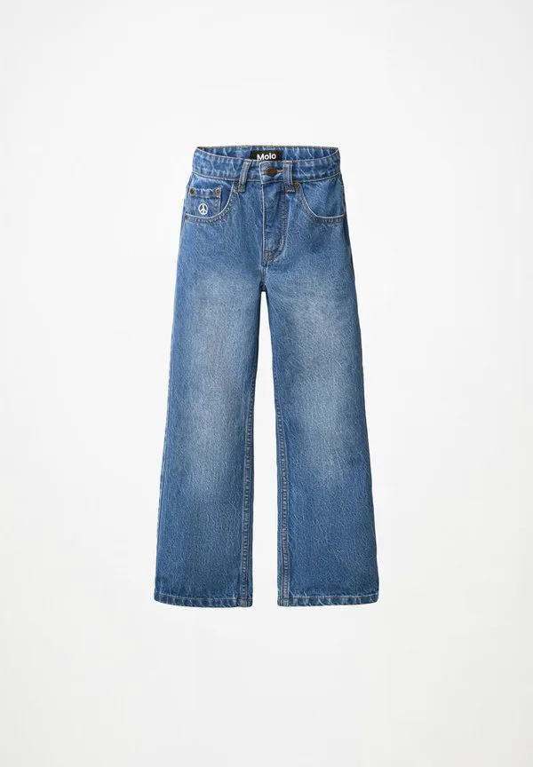 Расклешенные джинсы alban flare 70 унисекс Molo, True Blue — фото 4