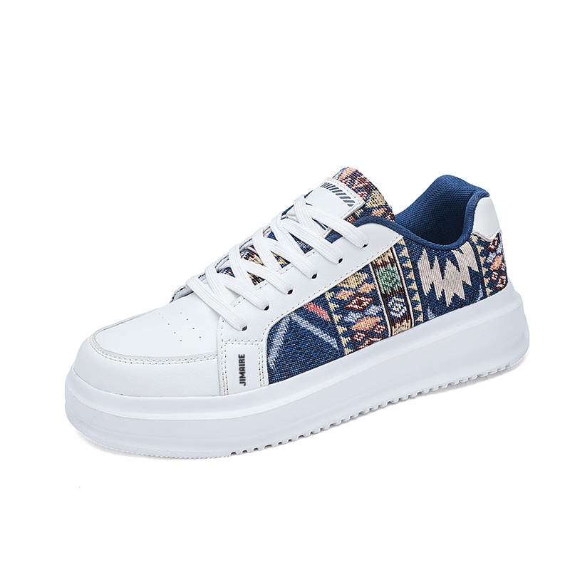 

Спортивная обувь с низким верхом для скейтбординга, мужская King Jinmai, White Blue