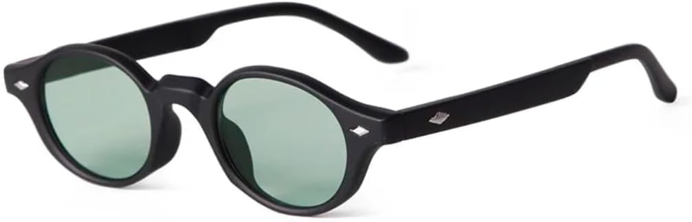 

Ретро маленькие овальные солнцезащитные очки для женщин с заклепками, синие солнцезащитные очки-ракушка, для активного отдыха, мужские и женские солнцезащитные очки с УФ-защитой SZVVBKK, C4