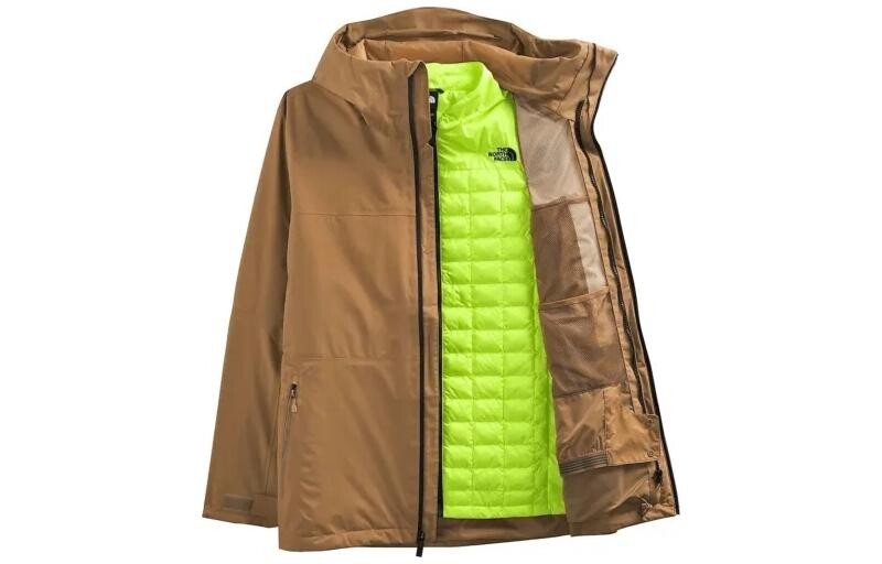 

Куртка мужская для активного отдыха цвета хаки The North Face, хаки