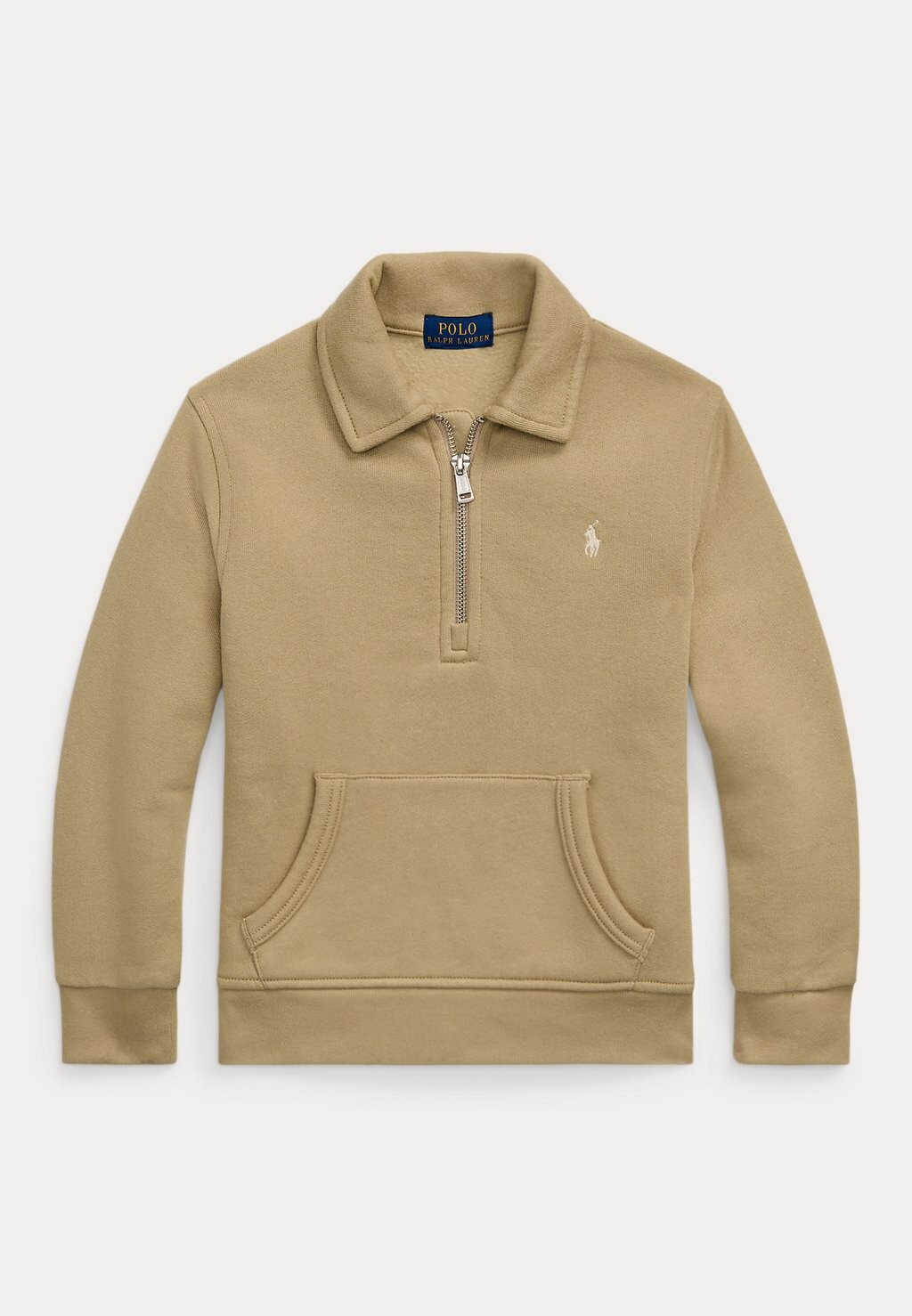 

Толстовка FLEECE QUARTER-ZIP PULLOVER Ralph Lauren, бежевый
