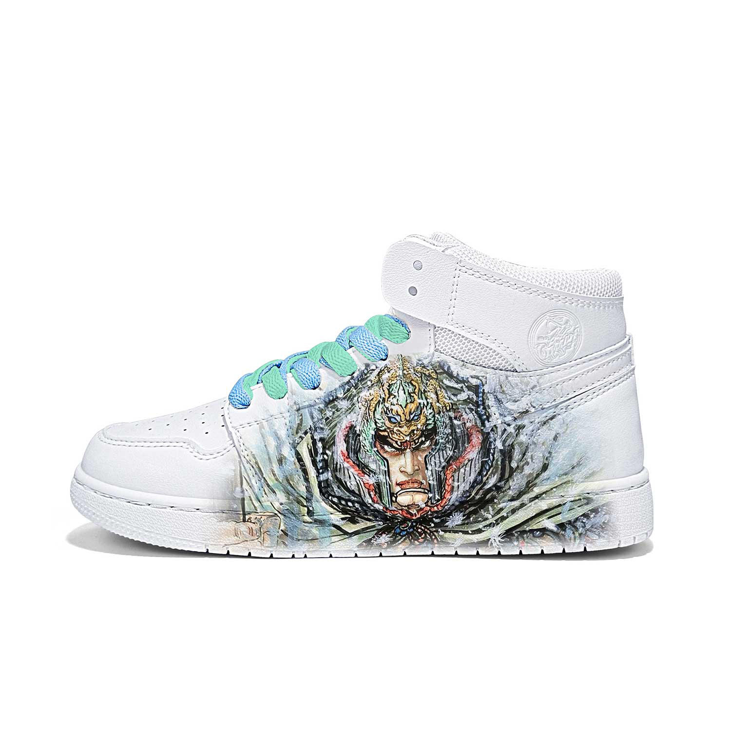 

Термические амортизирующие износостойкие легкие противоскользящие высокие кроссовки для скейтбординга Unisex WARRIOR, z5417d( белый )