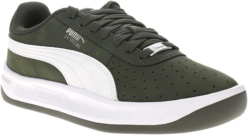 Мужские кроссовки PUMA Gv Special Olive на шнуровке, повседневные - зеленые — фото 2