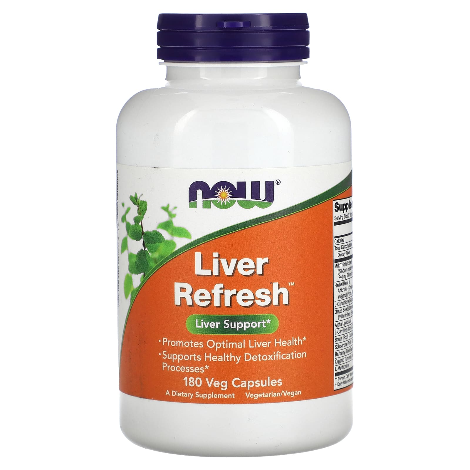 

Now Foods Liver Refresh 180 вегетарианских капсул