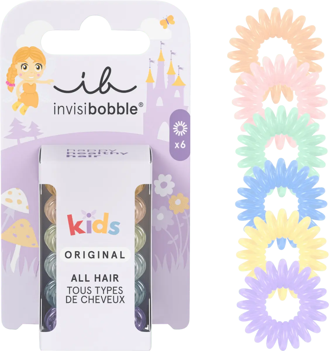 

Детские резинки для волос Take Me to Candyland 6 штук invisibobble