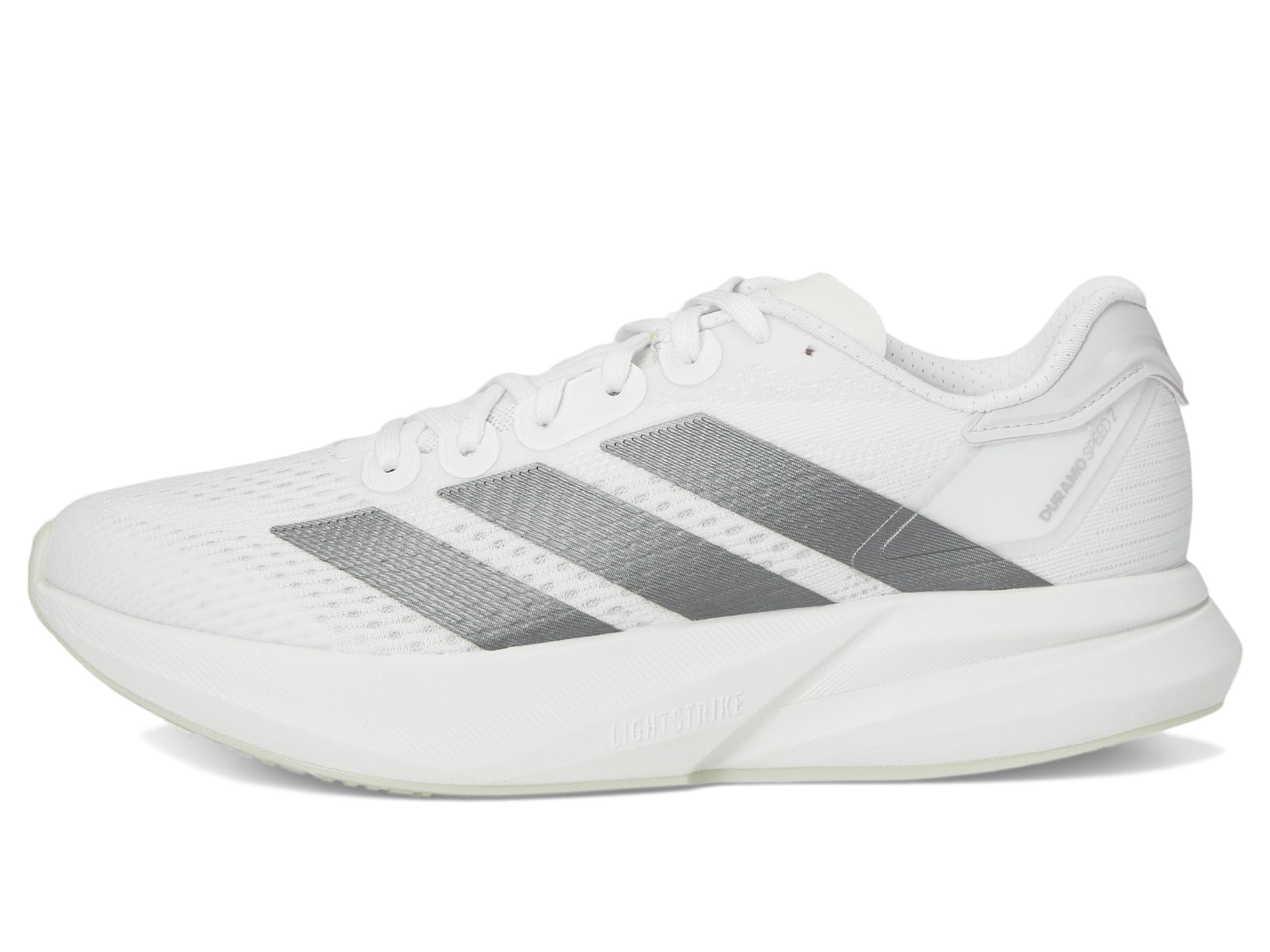 Кроссовки adidas Running Duramo Speed 2 Running Shoes, цвет White/Iron Metallic/Dash Grey — фото 4