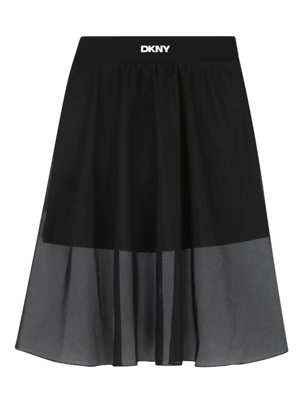 

Юбка с сетчатым слоем Dkny Kids, черный