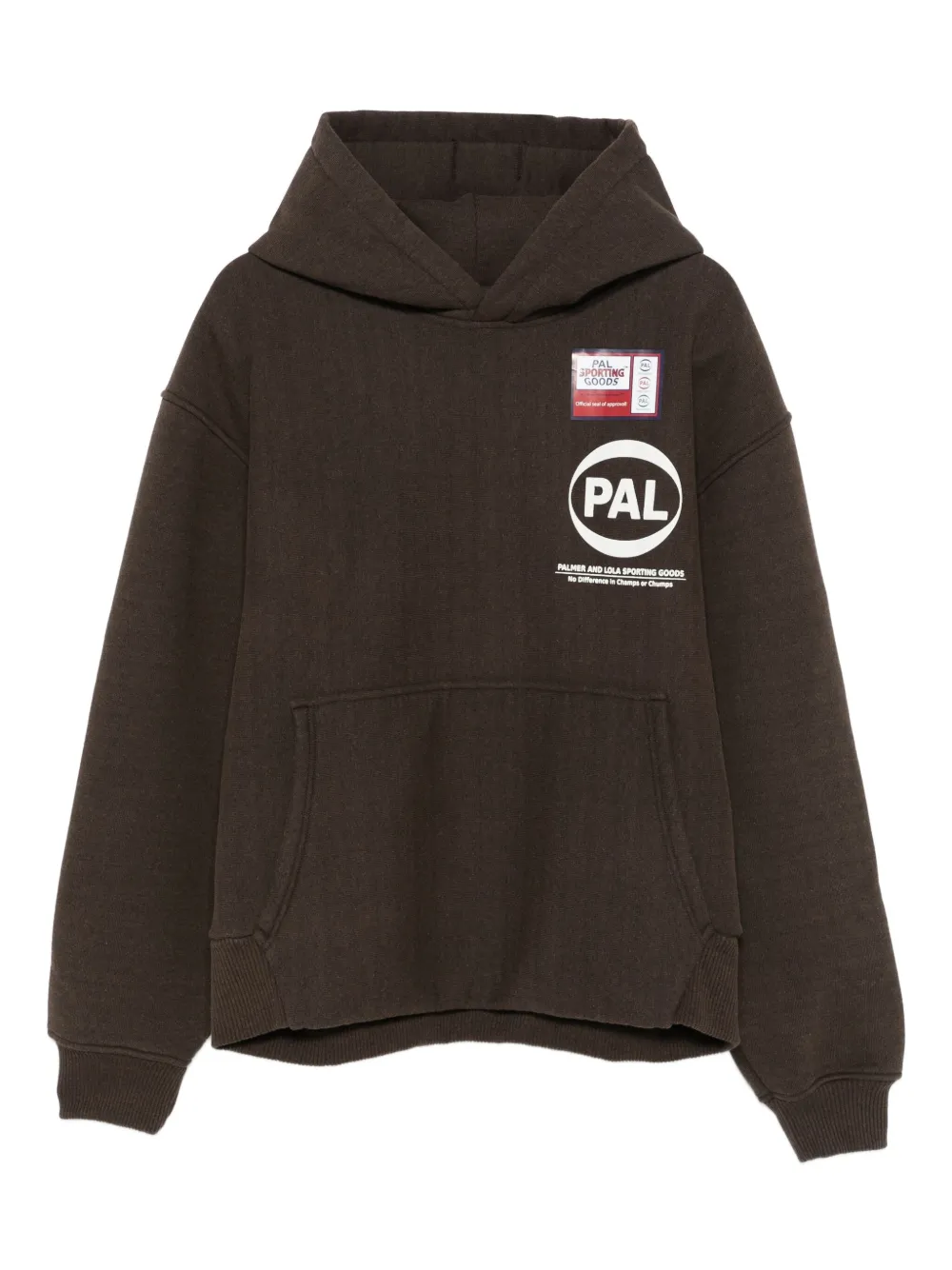 

Худи с нашивкой-логотипом Pal Sporting Goods, коричневый