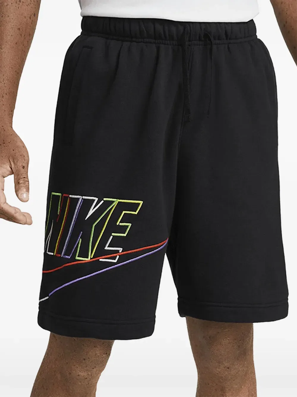 Клубные флисовые шорты Nike, черный