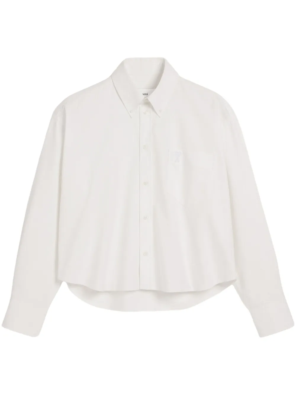 

Укороченная рубашка Ami Paris, белый