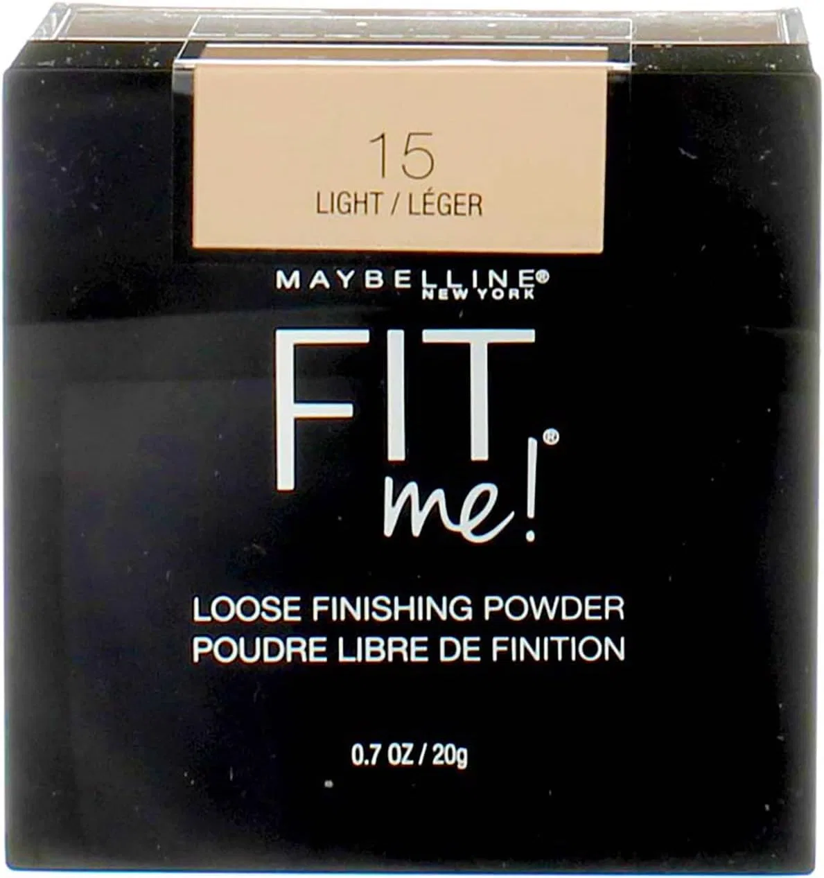 Пудра рассыпчатая Maybelline Fit Me Light 15, 0.7 унции, набор 2 шт