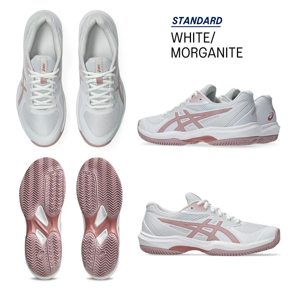 Теннисные кроссовки «Gel-Game FF Clay/OC» от ASICS, Midnight/White — фото 2