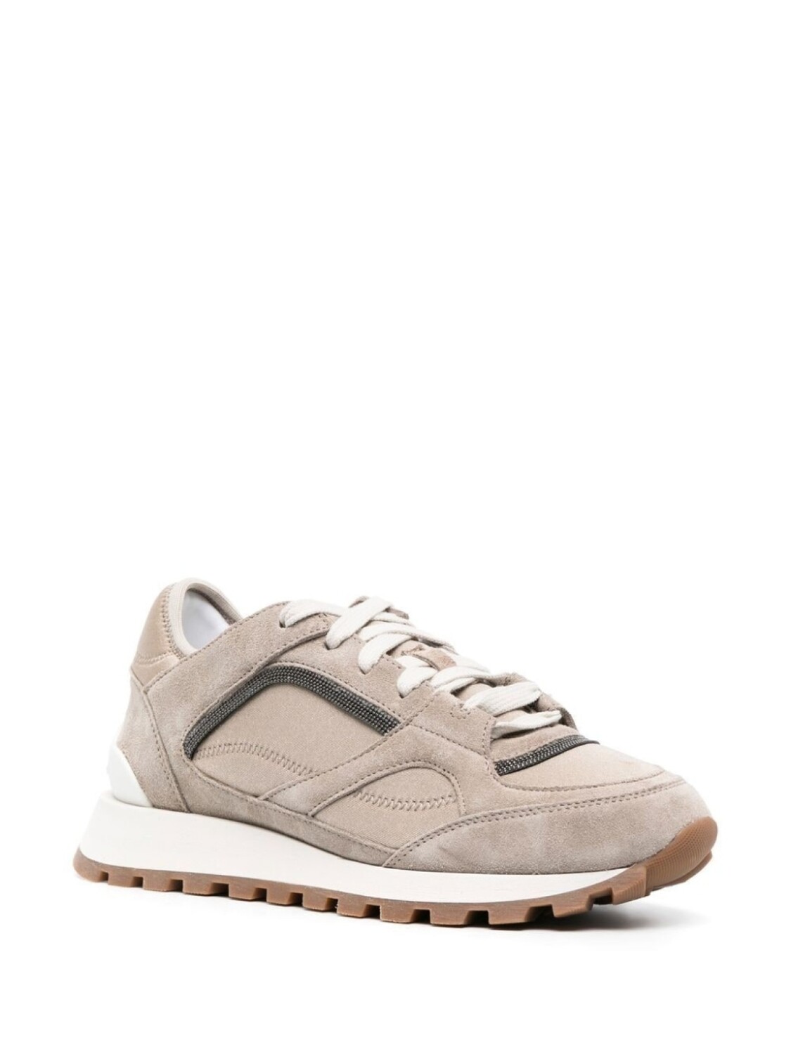

Кроссовки Brunello Cucinelli Lace-up, серый/коричневый