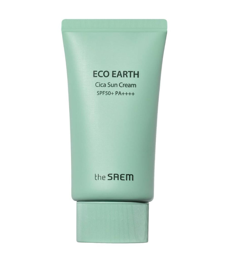 

Saem Eco Earth Cica Sun Cream Солнцезащитный крем Spf 50+ The Saem