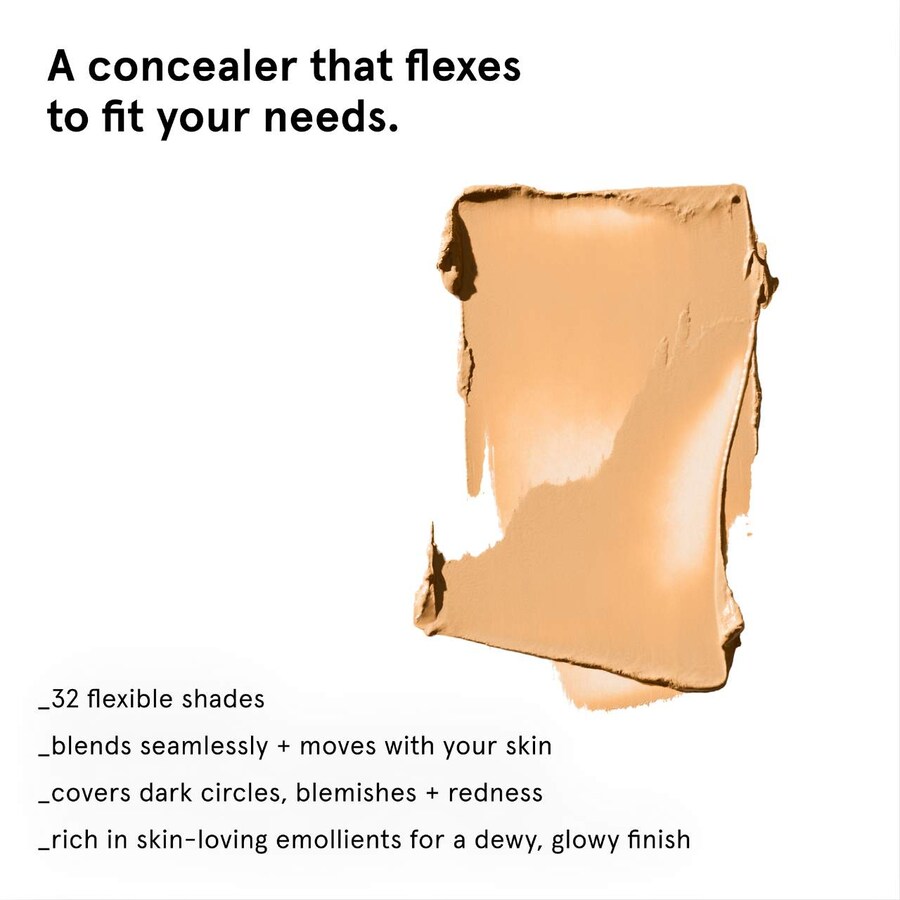 Консилер Stretch Concealer для создания эффекта сияющей кожи с возможностью наслаивания. Glossier, 0.17 oz /4.8g, Medium 2 — фото 3