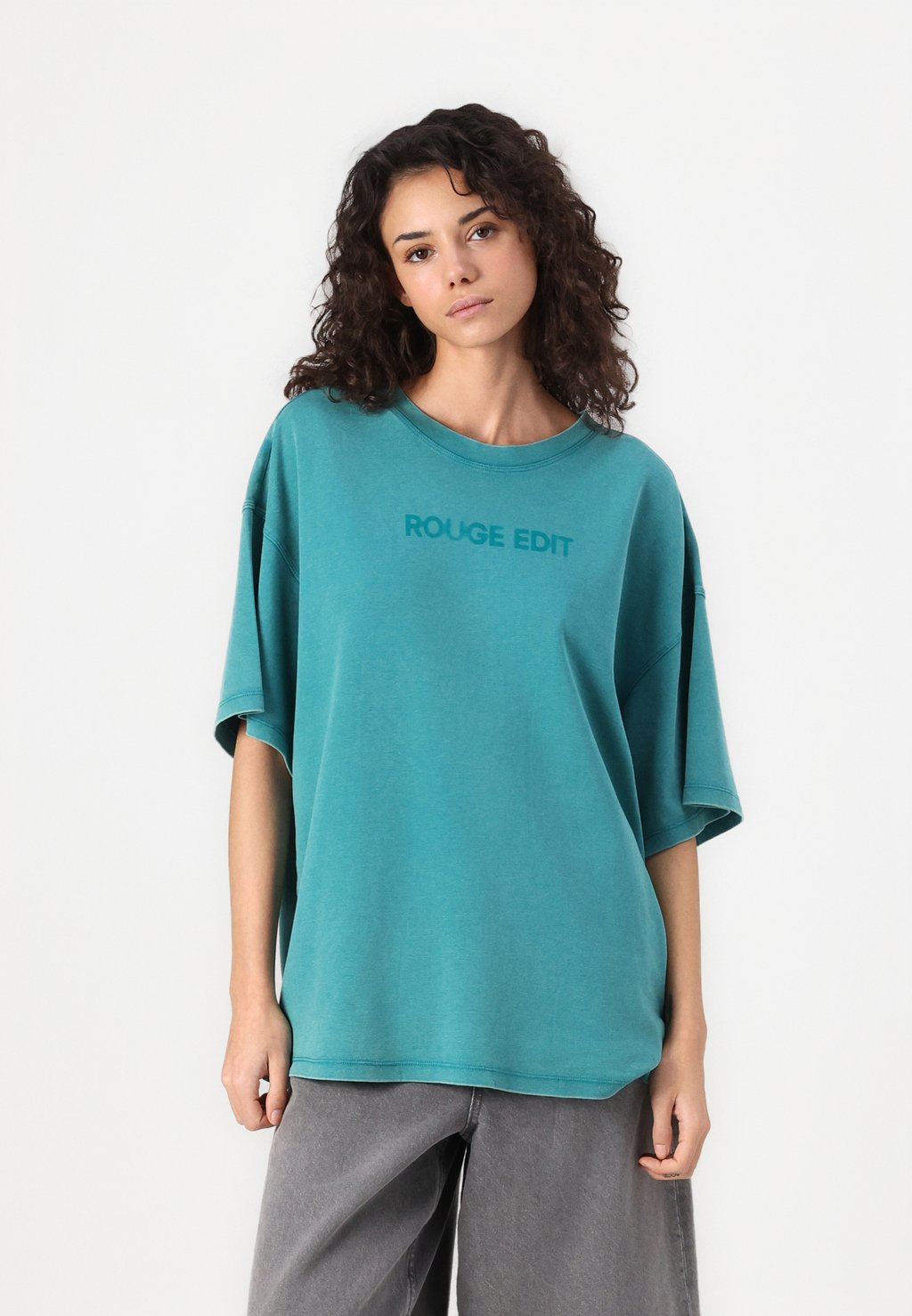 

Базовая футболка ROUSOPHIA SS O-NECK TEE Rouge Edit, зеленый