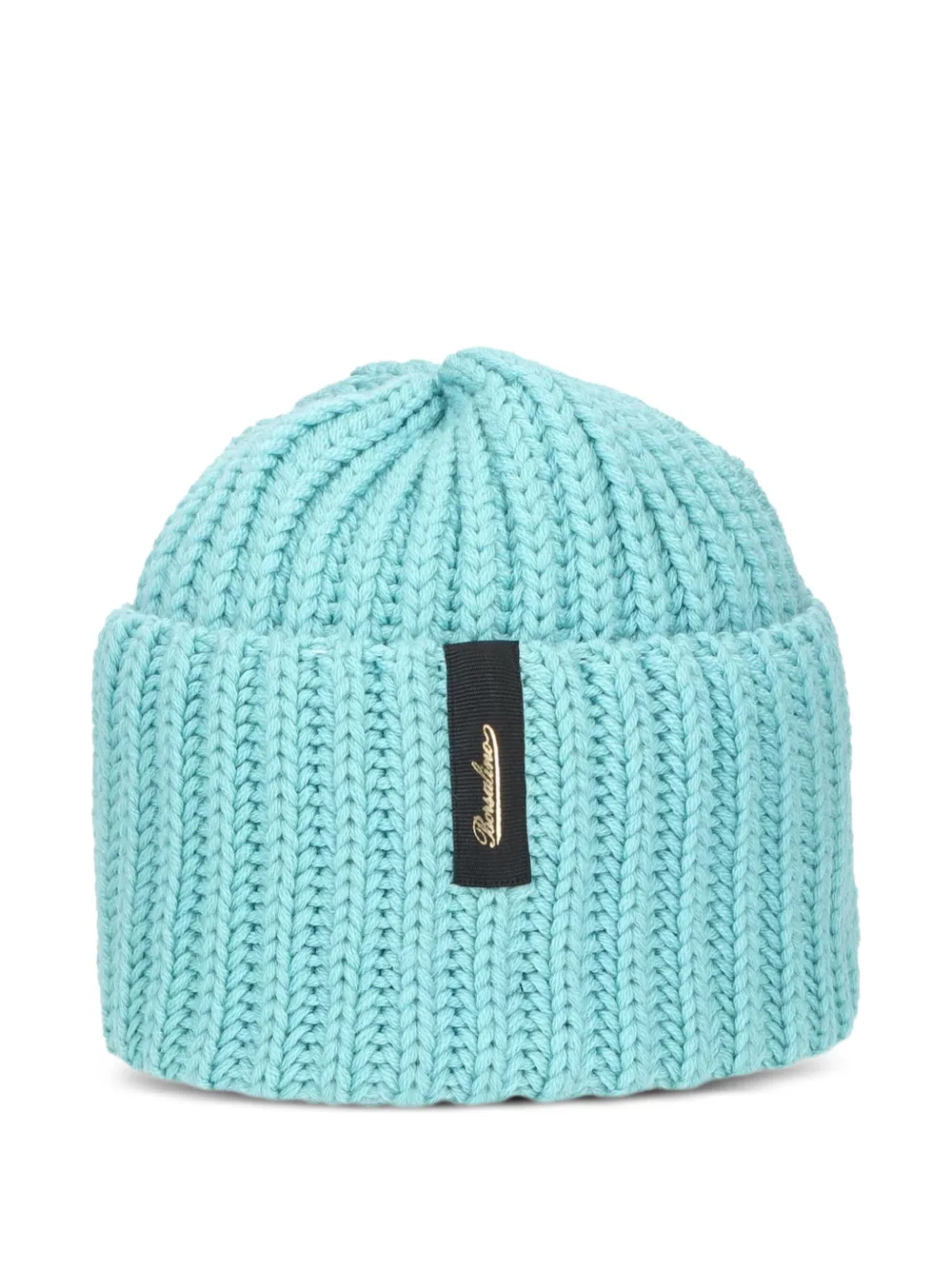 

Шапка бини в рубчик Borsalino, зеленый