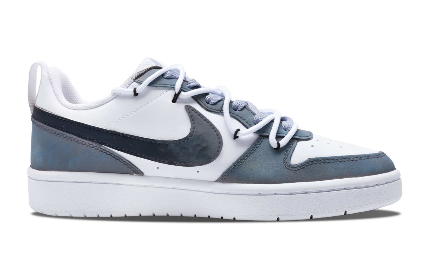 

Кроссовки Nike Court Borough Skateboarding Shoes Women's Low-top White, серый