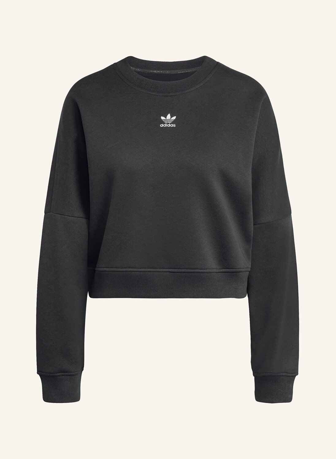 

Укороченная толстовка ess Crew Adidas Originals, черный