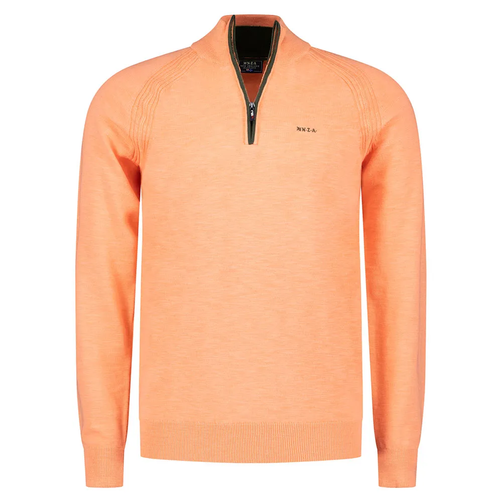 

Свитер Nza New Zealand Winston half zip, оранжевый
