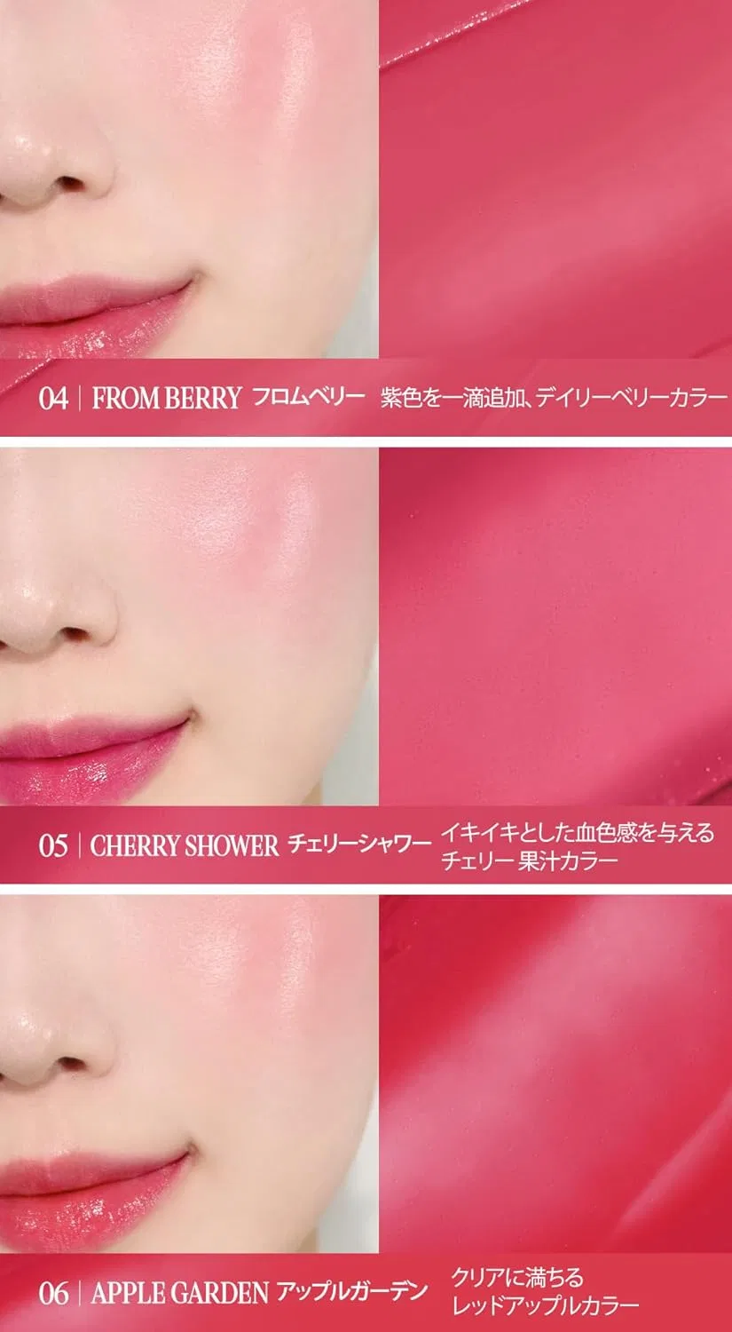 Многофункциональный бальзам для губ и щек CLIO Essential Lip Cheek Tap, 06 Apple Garden, 4.5 г — фото 4