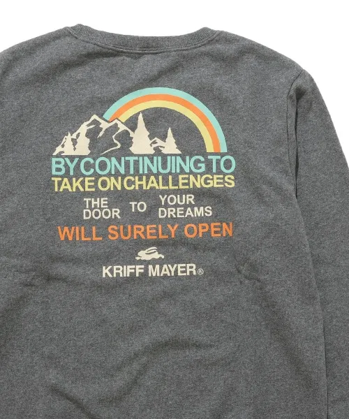 Свитшот детский с принтом KRIFF MAYER хлопковый серый