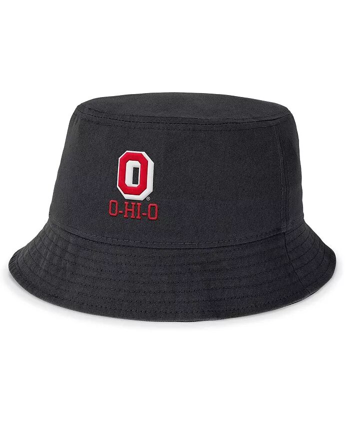 

Мужская черная панама Ohio State Buckeyes Legacy Apex Nike, черный