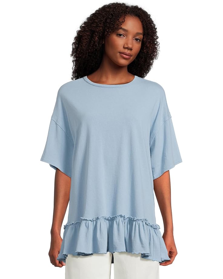 

Футболка Free People Why Yes Tee, цвет Milky Blue