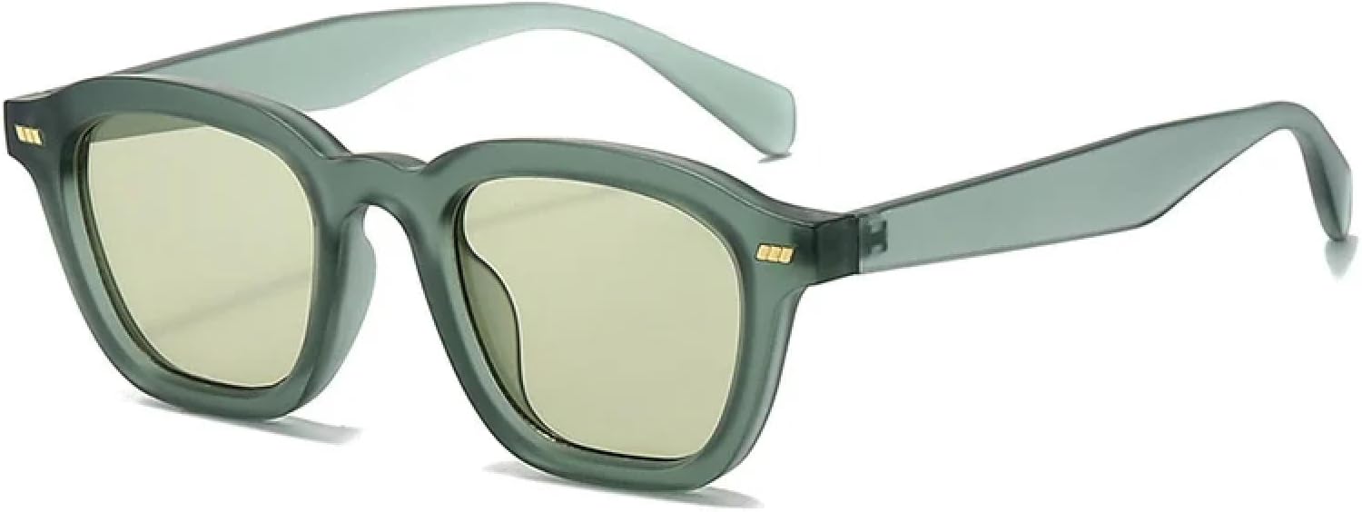 

Солнцезащитные очки с защитой от УФ-излучения UV400 | Женские, темно-зеленые, мужские, с заклепками, в стиле панк, матовые, для занятий спортом на открытом воздухе и вождения DSVIGF, Matte Green Green