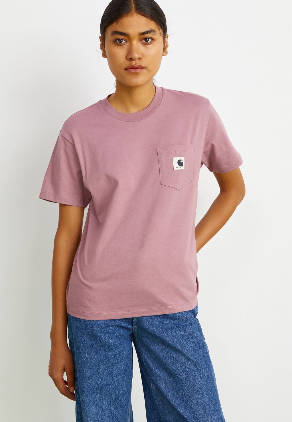 

Футболка POCKET Carhartt WIP, цвет Berry