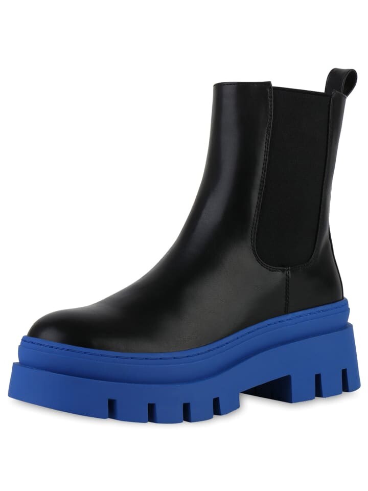 Ботильоны VAN HILL Plateau Boots Natalie, цвет Schwarz Blau