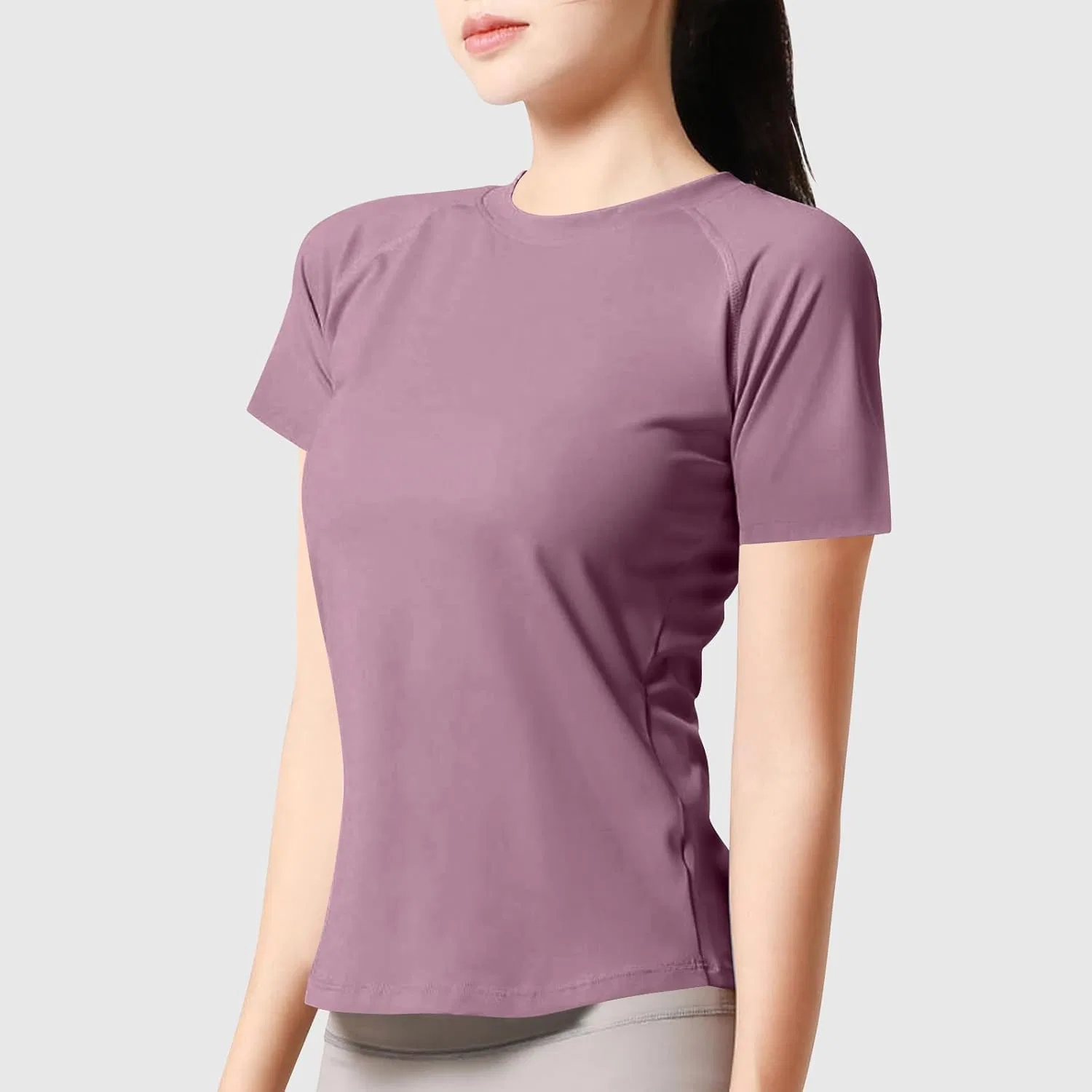 Женская футболка Athletic Slim Fit, бикикав, A#01purple — фото 2