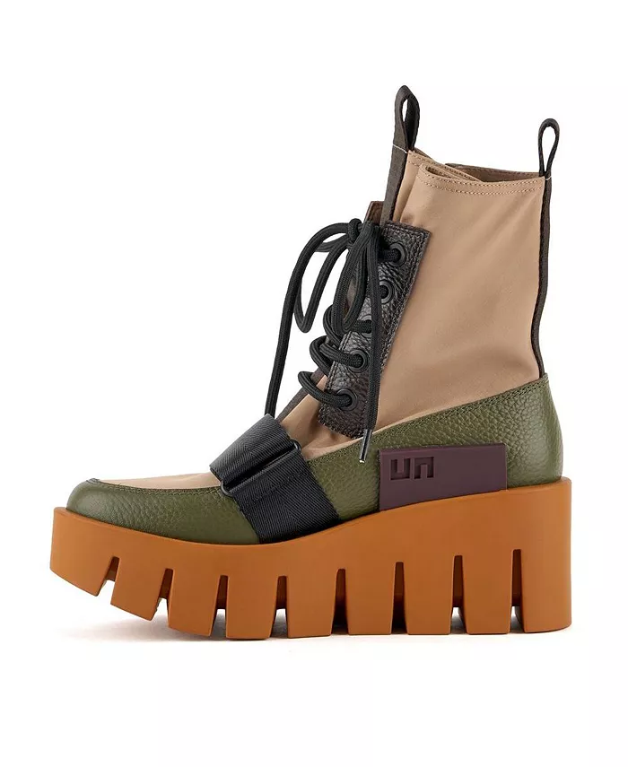 Женские ботинки Grip Combat Lo United Nude, коричневый — фото 2