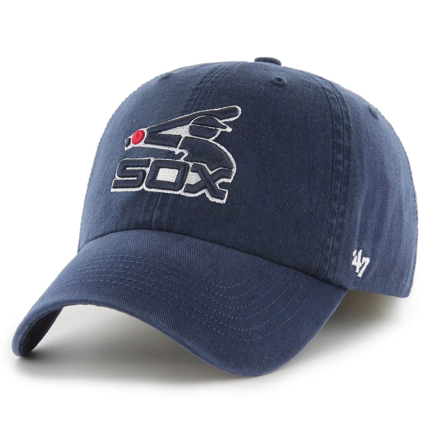 

Мужская шляпа темно-синего цвета Chicago White Sox Cooperstown Collection '47, франчайзинговая приталенная шляпа