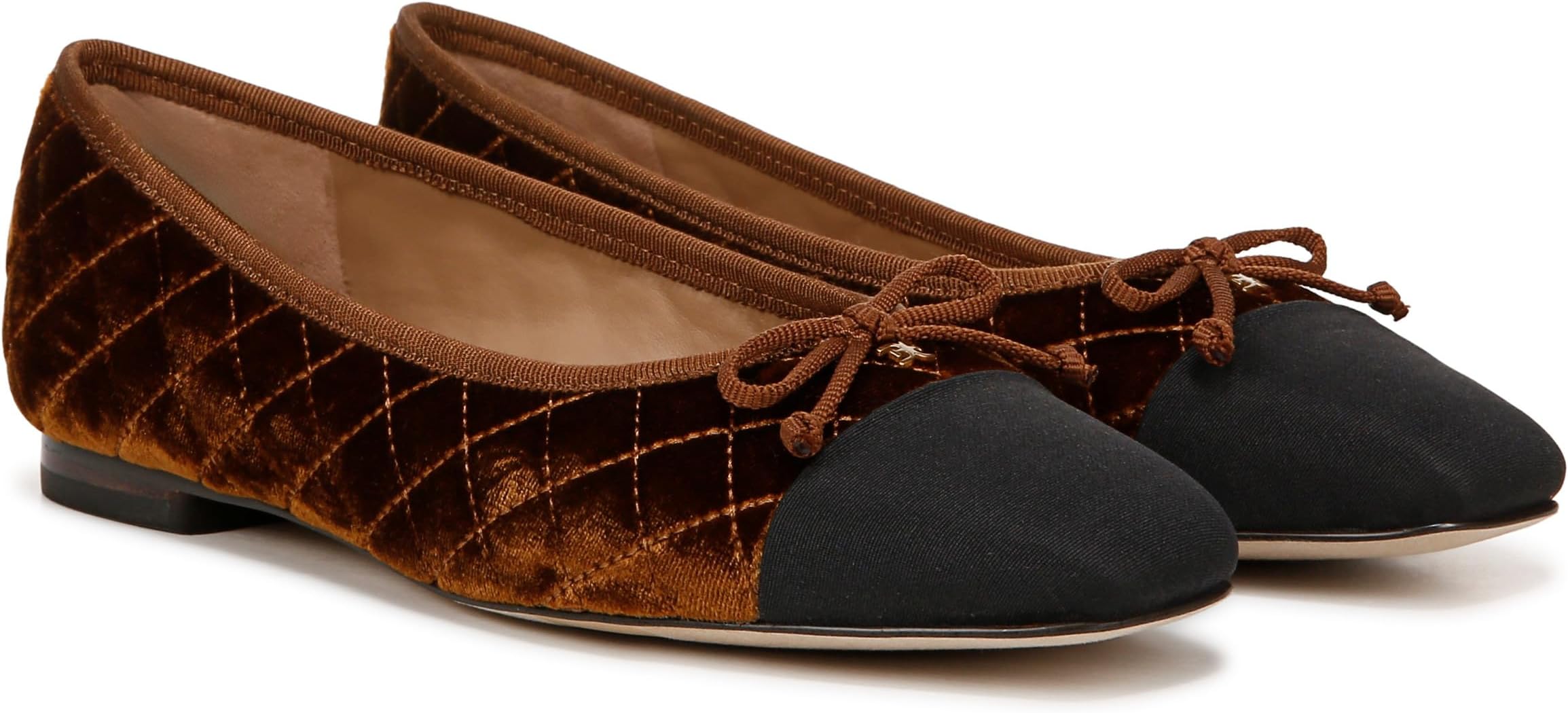 Балетки Sam Edelman Marilyn, цвет Spiced Camel/Black