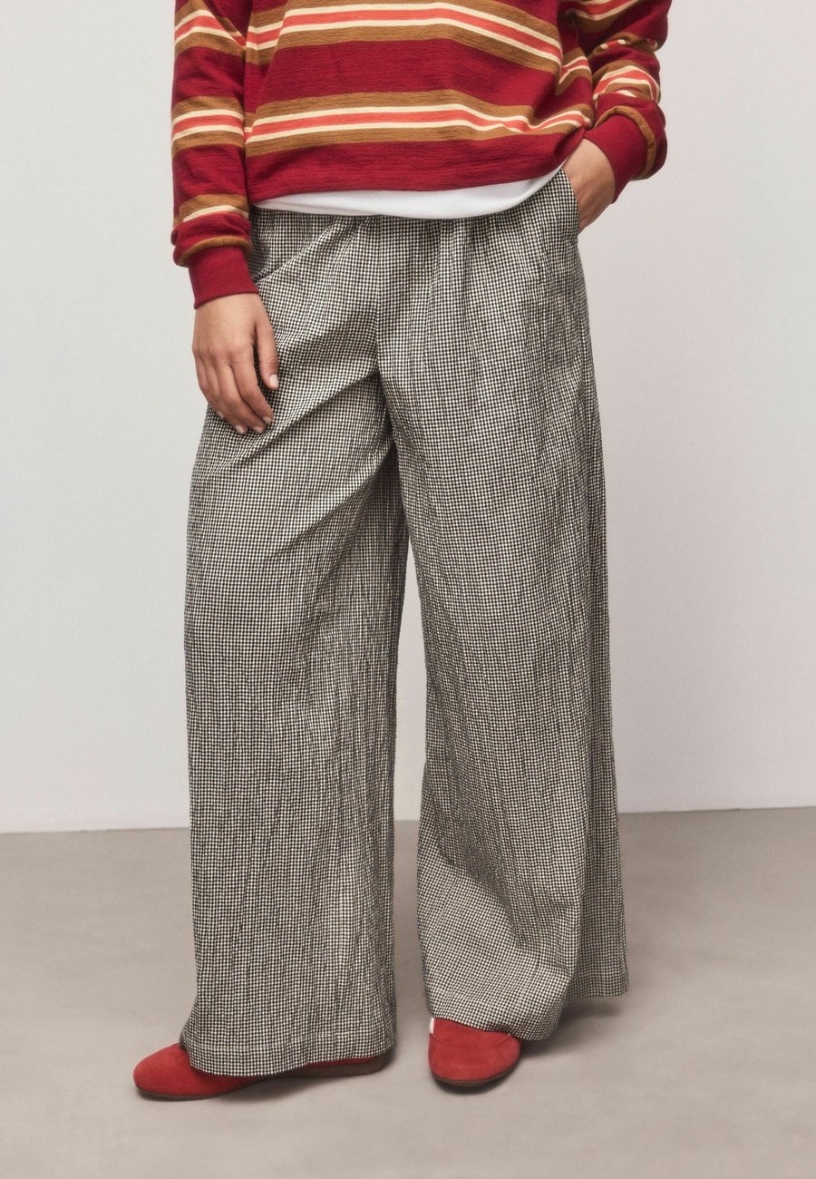 

Брюки Next GINGHAM WIDE, Black Cream/Black