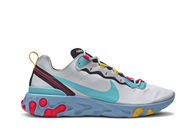 

Кроссовки Nike React Element 55 'Teal Nebula', серый