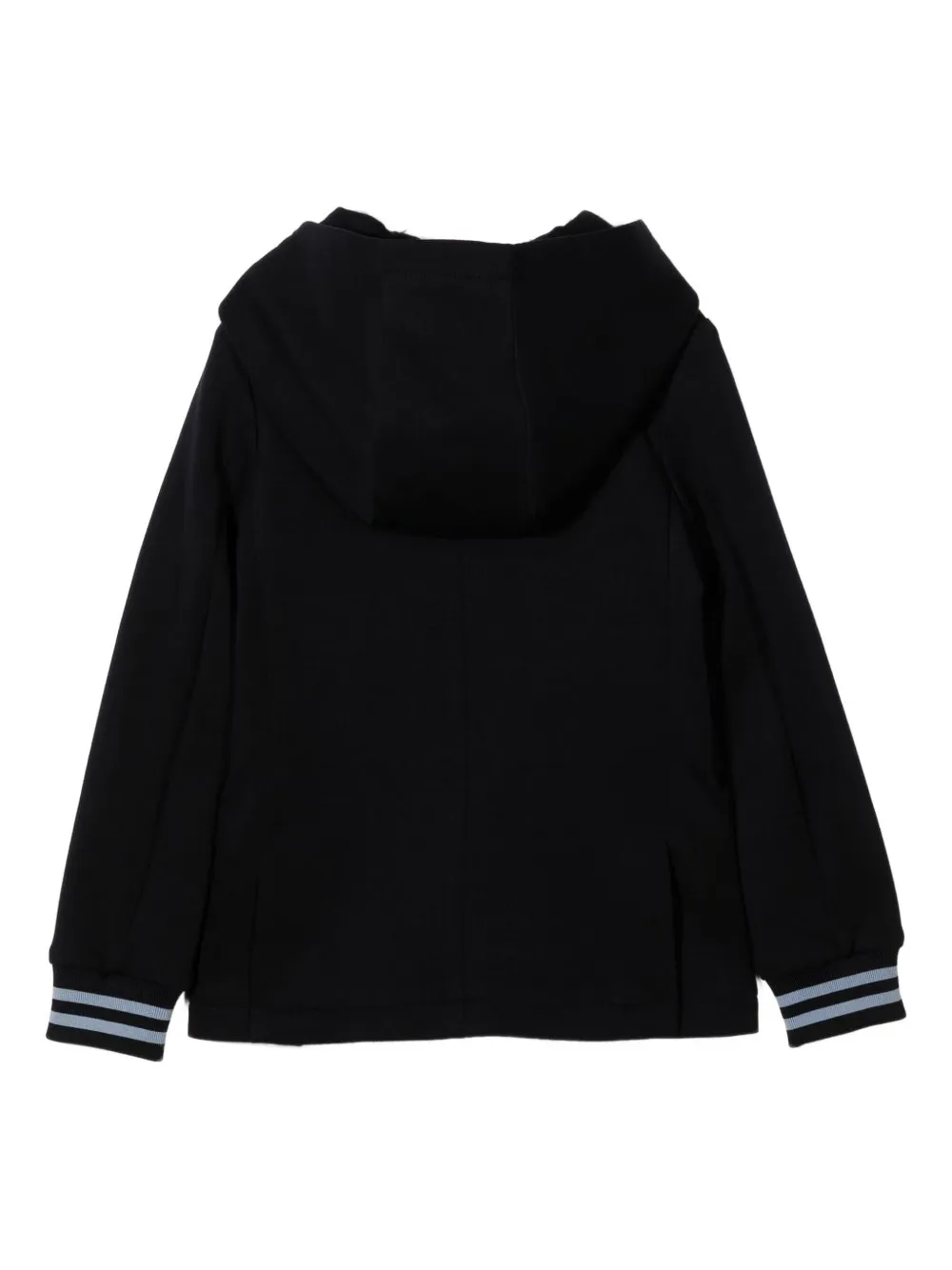 Куртка с капюшоном на пуговицах Emporio Armani Kids, синий — фото 2