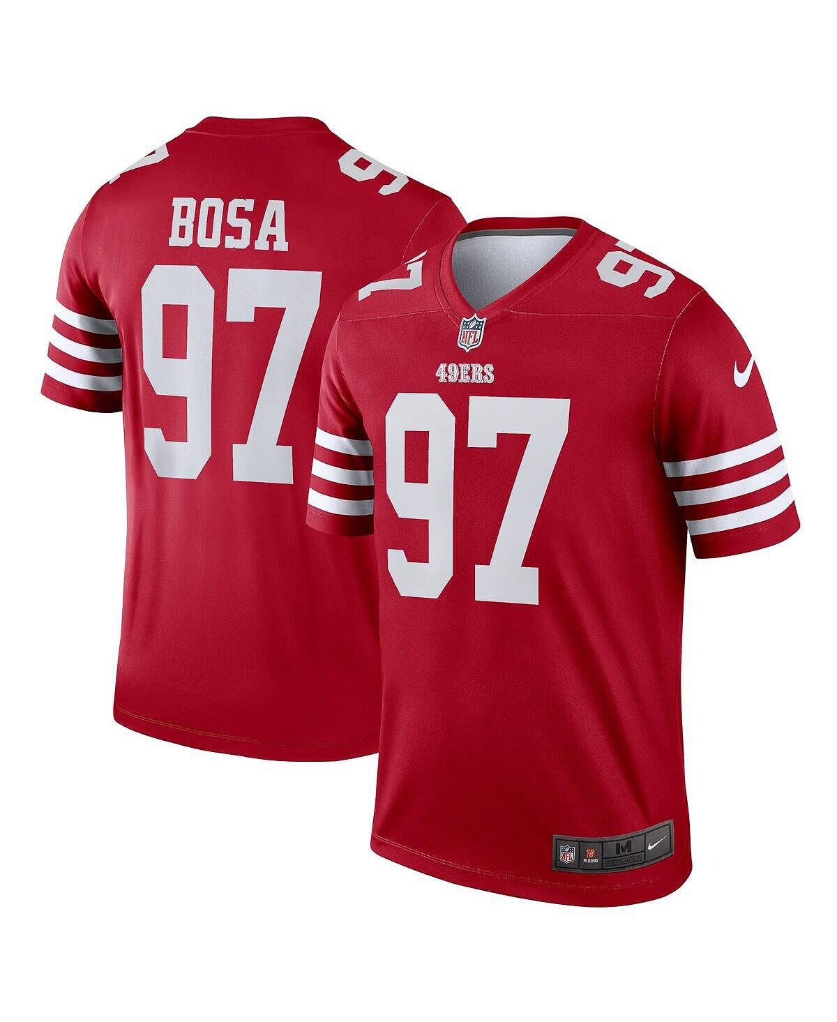 Мужская майка Nick Bosa Scarlet San Francisco 49ers Legend Nike — фото 2
