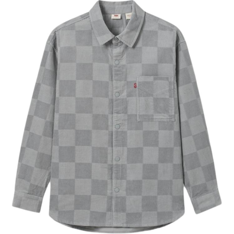 Levi’s Джимовая рубашка Drifter Series Мужская Светло-серая Levis — фото 2