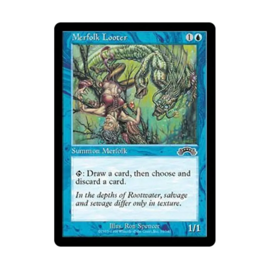 

CCG Мерфолк-грабитель (клавиша C), MTG - Exodus