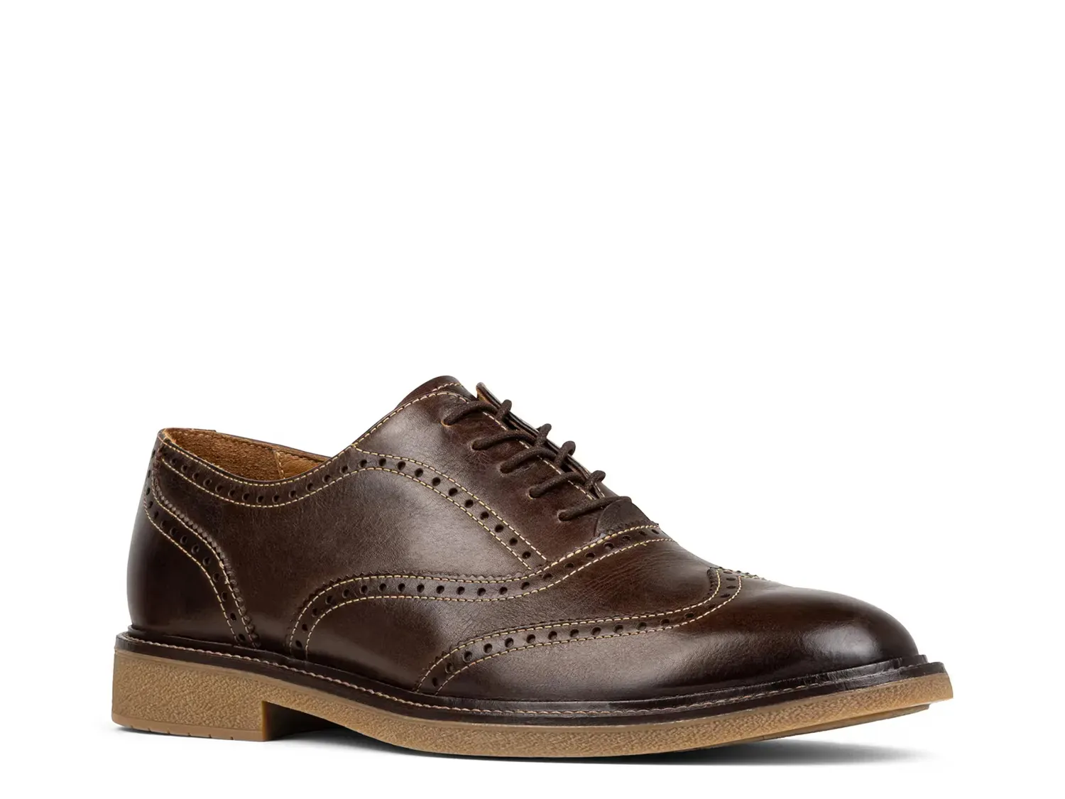 

Кожаные оксфорды Keelan Wingtip Donald J. Pliner, Chocolate Leather