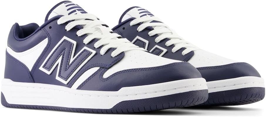 Кроссовки New Balance Unisex-Adult 480 V1, Team White/Navy — фото 4