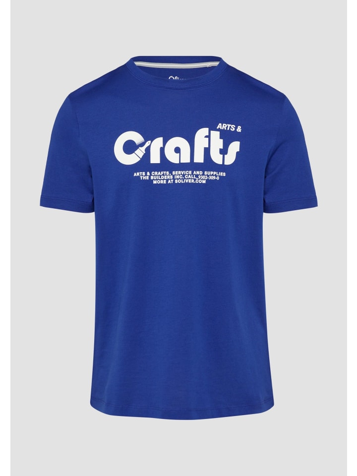 

Футболка цвета 56D1_ocean blue s.Oliver, Синий, Футболка цвета 56D1_ocean blue s.Oliver