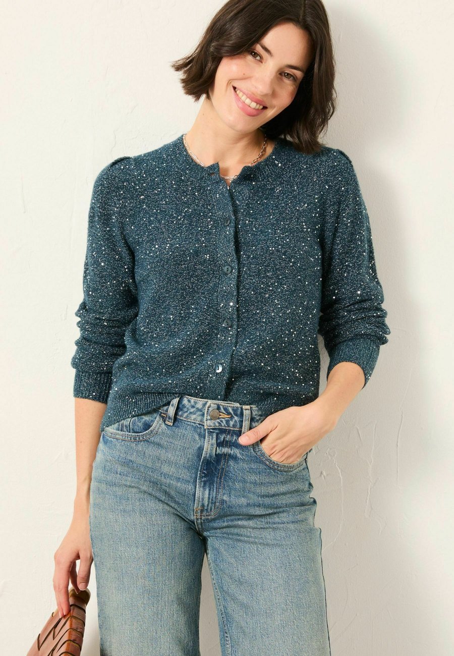 

Кардиган FatFace REGULAR FIT, Teal Blue/Dark Blue